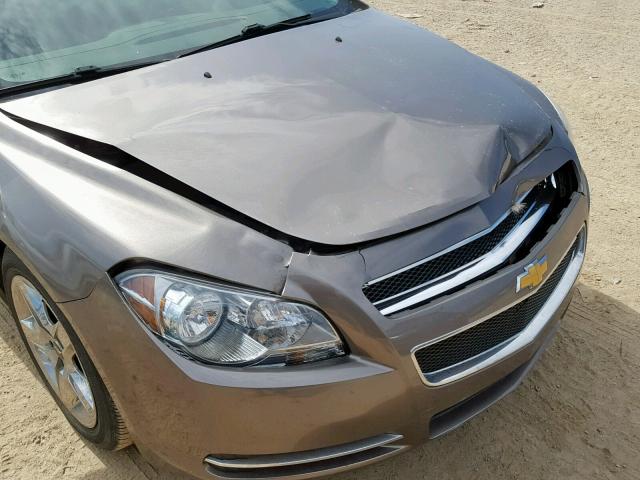 1G1ZC5EBXAF302182 - 2010 CHEVROLET MALIBU 1LT 棕色 照片 9