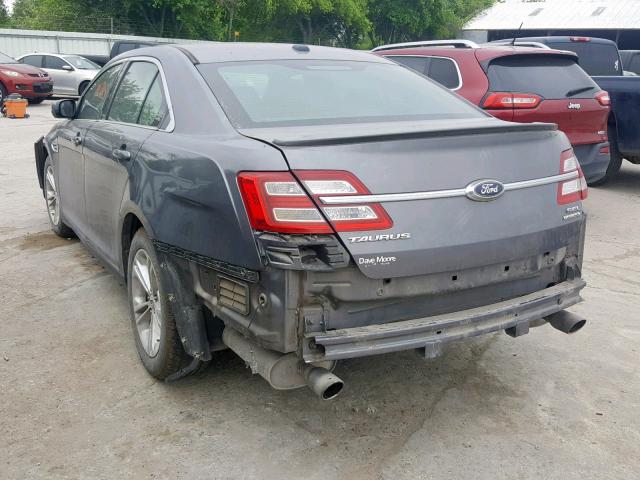 1FAHP2E8XEG145091 - 2014 FORD TAURUS SEL CHARCOAL photo 3