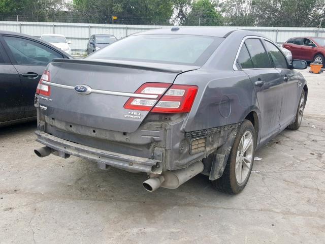 1FAHP2E8XEG145091 - 2014 FORD TAURUS SEL CHARCOAL photo 4