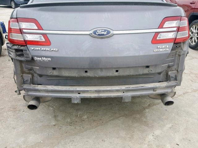 1FAHP2E8XEG145091 - 2014 FORD TAURUS SEL CHARCOAL photo 9