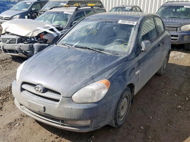 KMHCN3BC7BU204714 - 2011 HYUNDAI ACCENT SE GRAY photo 2