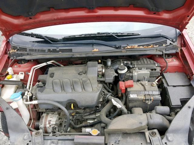 3N1AB6AP3BL698254 - 2011 NISSAN SENTRA 2.0 RED photo 7