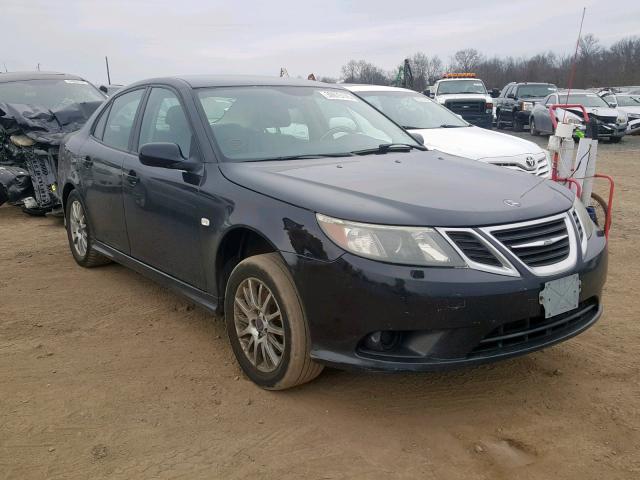 YS3FB46YX81013085 - 2008 SAAB 9-3 2.0T BLACK photo 1