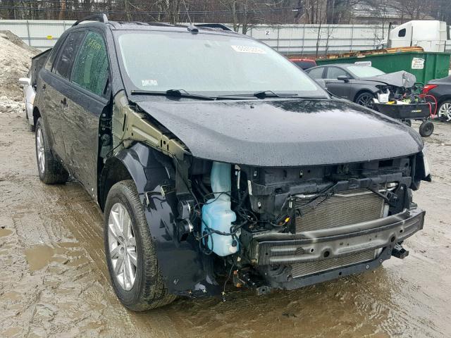 2FMDK4JC5DBA55877 - 2013 FORD EDGE SEL BLACK photo 1