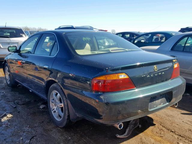 19UUA5668YA054001 - 2000 ACURA 3.2TL GREEN photo 3