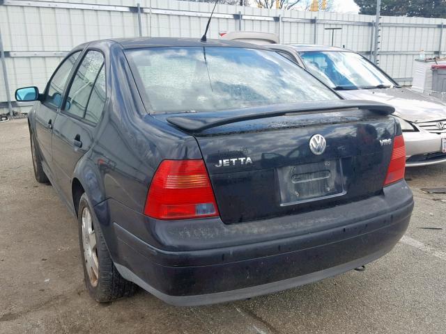 3VWSE29M4YM174168 - 2000 VOLKSWAGEN JETTA GLS BLACK photo 3