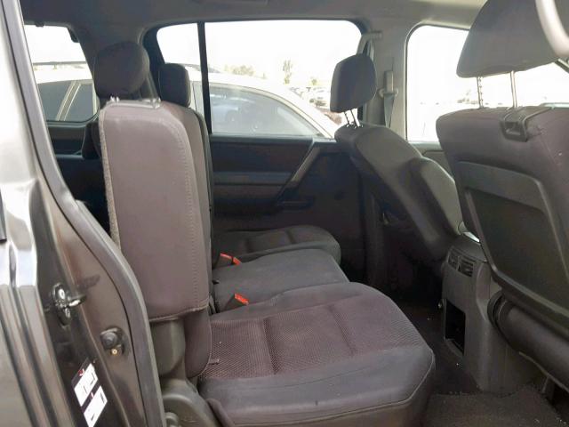 5N1AA08A66N709554 - 2006 NISSAN ARMADA SE GRAY photo 6