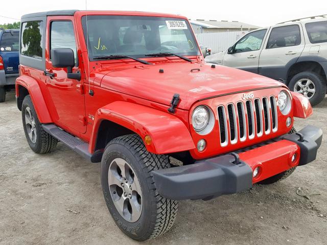 1C4AJWBG9JL809950 - 2018 JEEP WRANGLER S RED photo 1