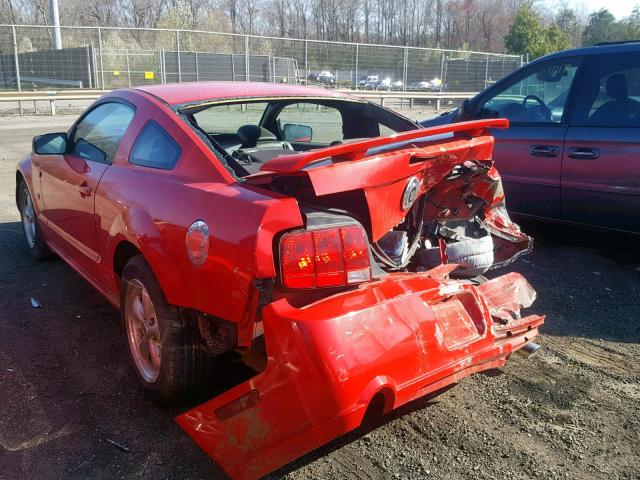 1ZVFT82H975246218 - 2007 FORD MUSTANG GT RED photo 3