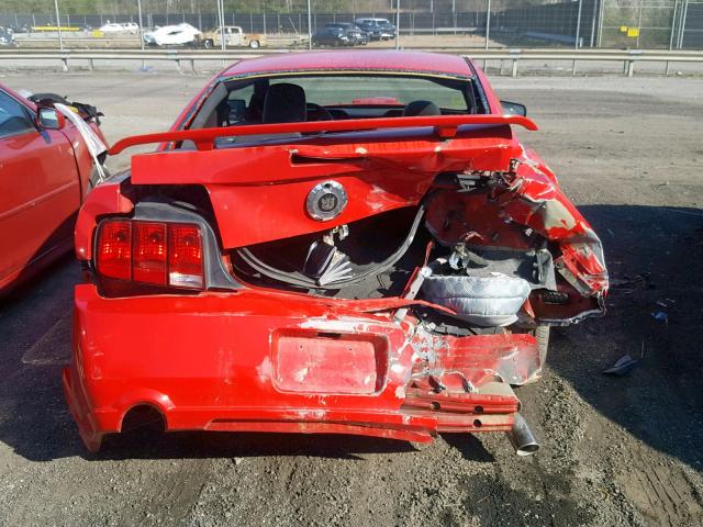 1ZVFT82H975246218 - 2007 FORD MUSTANG GT RED photo 9