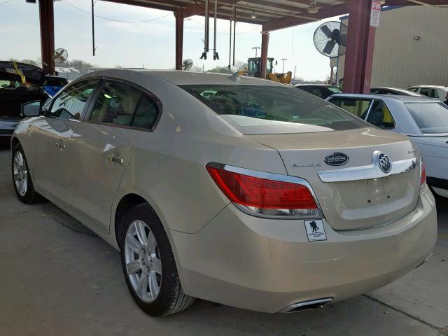 1G4GC5E3XCF234973 - 2012 BUICK LACROSSE TAN photo 3