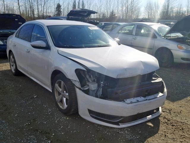 1VWBP7A39CC094286 - 2012 VOLKSWAGEN PASSAT SE WHITE photo 1