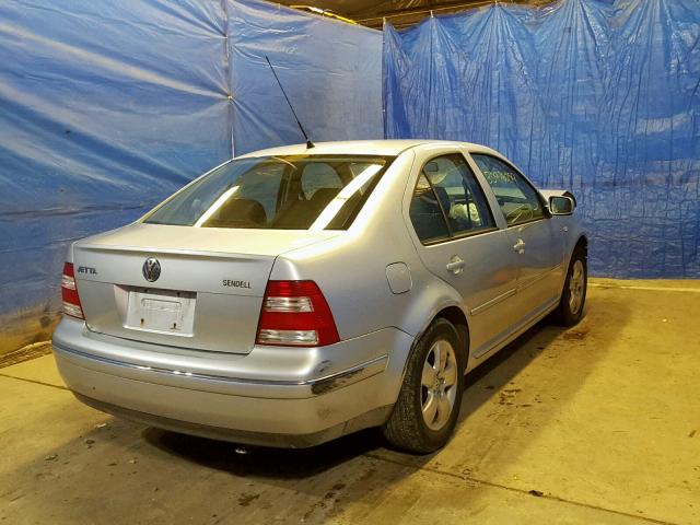 3VWSK69M94M115983 - 2004 VOLKSWAGEN JETTA GLS SILVER photo 4