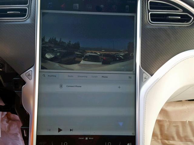 5YJXCBE22HF050410 - 2017 TESLA MODEL X WHITE photo 9