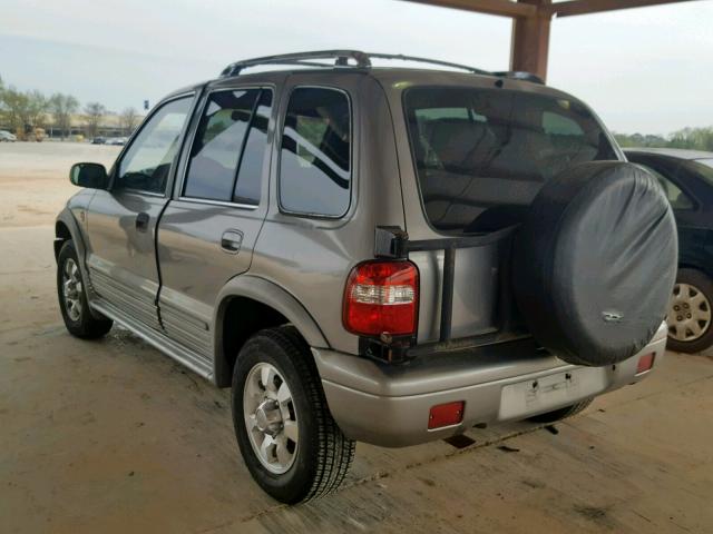 KNDJA723815699710 - 2001 KIA SPORTAGE GRAY photo 3