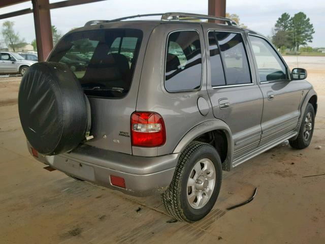 KNDJA723815699710 - 2001 KIA SPORTAGE GRAY photo 4