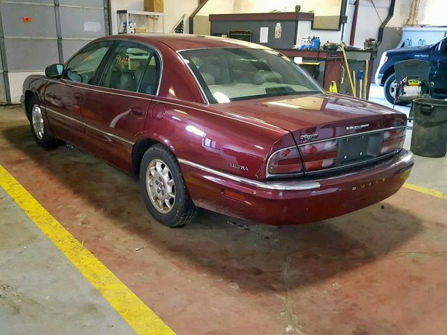 1G4CU541114148424 - 2001 BUICK PARK AVENU RED photo 3