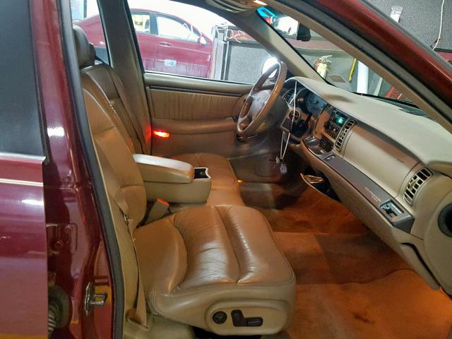 1G4CU541114148424 - 2001 BUICK PARK AVENU RED photo 5