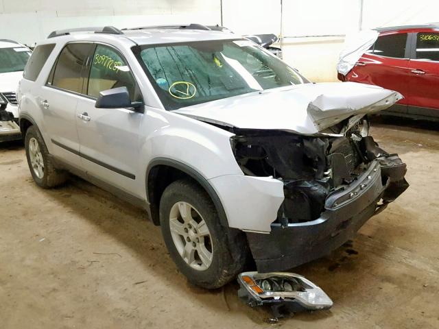 1GKLRKED3AJ184411 - 2010 GMC ACADIA SL SILVER photo 1