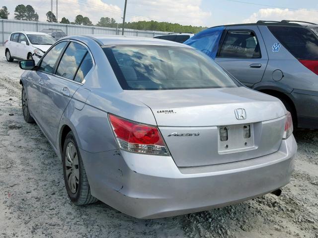 1HGCP26388A031221 - 2008 HONDA ACCORD LX SILVER photo 3