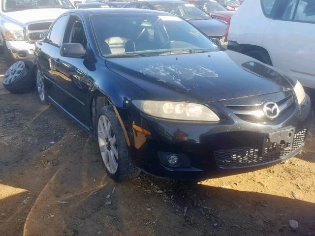 1YVHP80D665M25986 - 2006 MAZDA 6 S BLACK photo 1