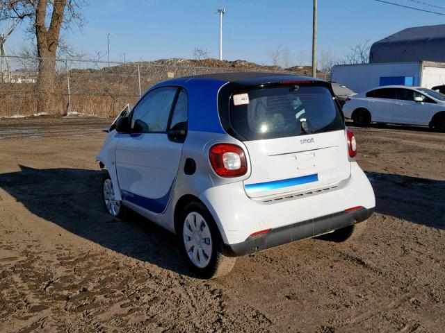 WMEFJ5DA0GK156031 - 2016 SMART FORTWO SILVER photo 3