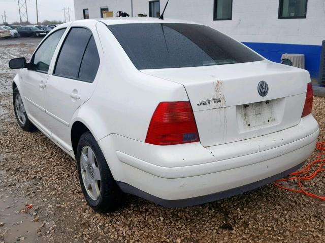 3VWSA29M4YM138136 - 2000 VOLKSWAGEN JETTA GLS WHITE photo 3