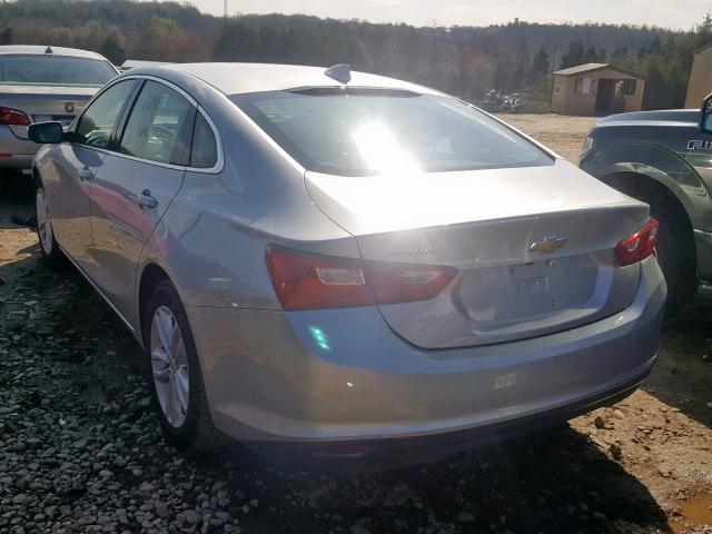 1G1ZD5ST1JF224708 - 2018 CHEVROLET MALIBU LT SILVER photo 3