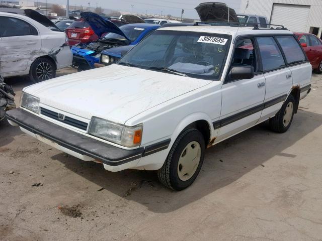 JF2AN53B4HE469012 - 1987 SUBARU GL 4WD WHITE photo 2