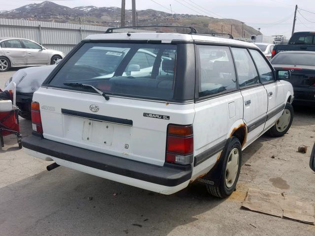 JF2AN53B4HE469012 - 1987 SUBARU GL 4WD WHITE photo 4