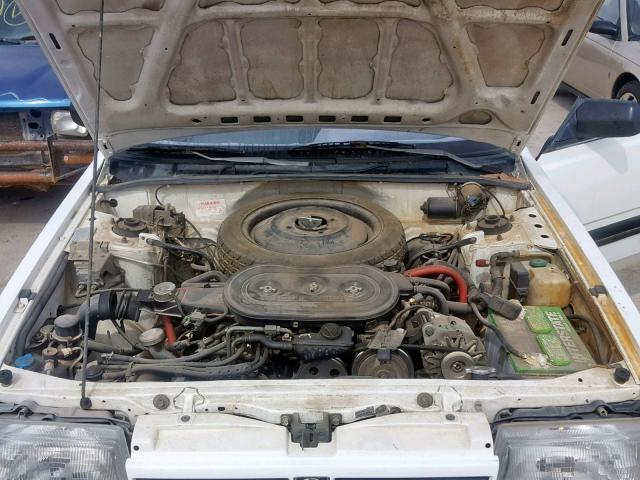 JF2AN53B4HE469012 - 1987 SUBARU GL 4WD WHITE photo 7