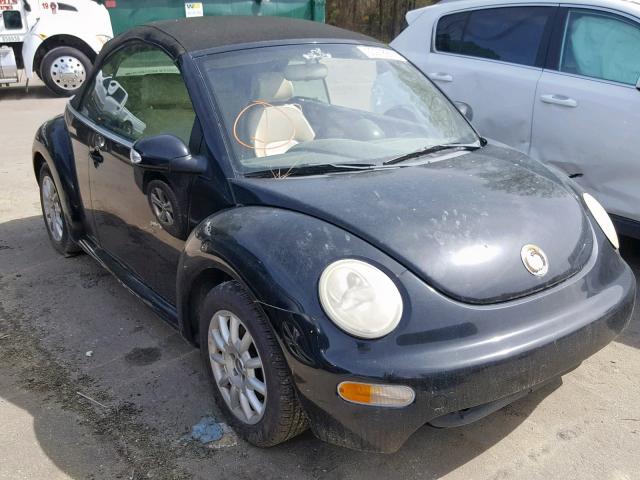 3VWCM31Y55M300853 - 2005 VOLKSWAGEN NEW BEETLE შავი ფოტო 1