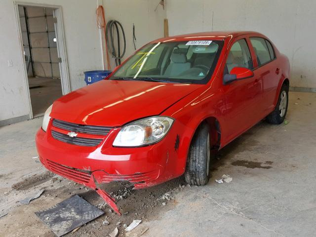 1G1AL58F687338807 - 2008 CHEVROLET COBALT LT RED photo 2