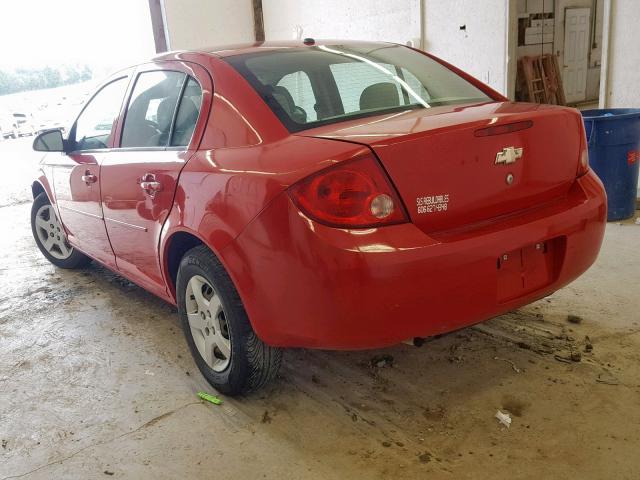 1G1AL58F687338807 - 2008 CHEVROLET COBALT LT RED photo 3