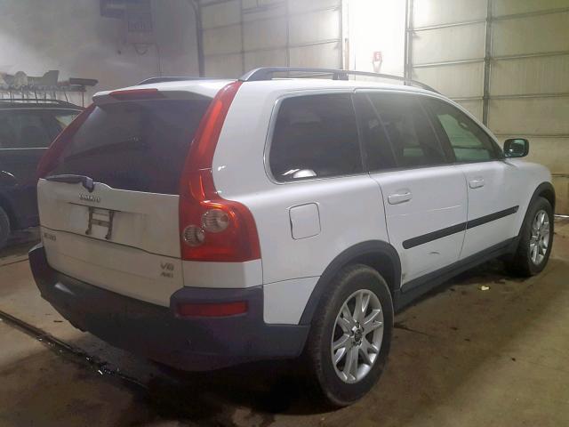 YV1CZ852X51198092 - 2005 VOLVO XC90 V8 WHITE photo 4