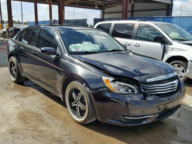 1C3BC1FG8BN511220 - 2011 CHRYSLER 200 TOURIN BLACK photo 1