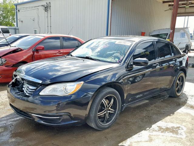 1C3BC1FG8BN511220 - 2011 CHRYSLER 200 TOURIN BLACK photo 2