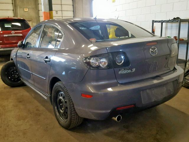 JM1BK323971762243 - 2007 MAZDA 3 S GRAY photo 3