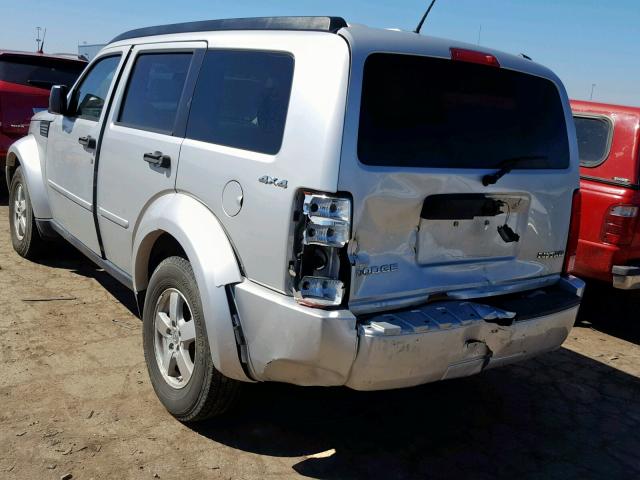 1D8GU28K79W550764 - 2009 DODGE NITRO SE SILVER photo 3