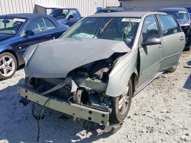 1G1ZT62895F117321 - 2005 CHEVROLET MALIBU MAX 绿色 照片 2