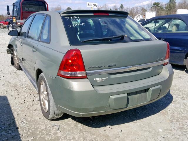 1G1ZT62895F117321 - 2005 CHEVROLET MALIBU MAX 绿色 照片 3