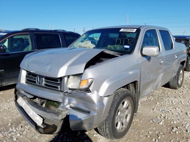 2HJYK16506H551387 - 2006 HONDA RIDGELINE RTL  photo 2