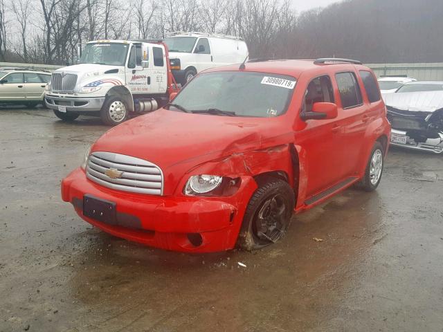 3GNBABFW0BS591415 - 2011 CHEVROLET HHR LT RED photo 2