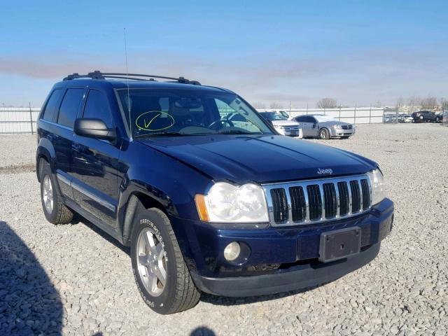 1J4HR58N25C575898 - 2005 JEEP GRAND CHER BLUE photo 1