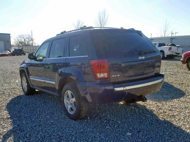 1J4HR58N25C575898 - 2005 JEEP GRAND CHER BLUE photo 3