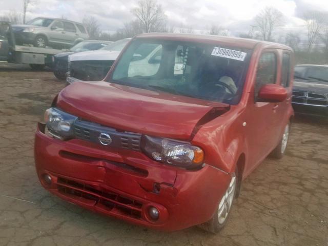 JN8AZ2KR6BT201263 - 2011 NISSAN CUBE BASE RED photo 2