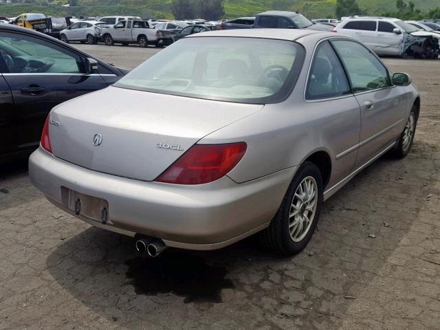 19UYA2250XL010526 - 1999 ACURA 3.0CL BEIGE photo 4