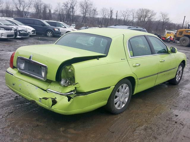 1LNHM81W37Y638632 - 2007 LINCOLN TOWN CAR S GREEN photo 4