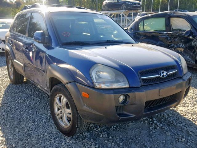 KM8JN12D18U835732 - 2008 HYUNDAI TUCSON SE BLUE photo 1