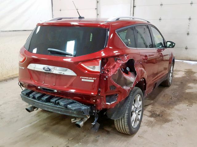 1FMCU0JX8EUD79256 - 2014 FORD ESCAPE TIT RED photo 4